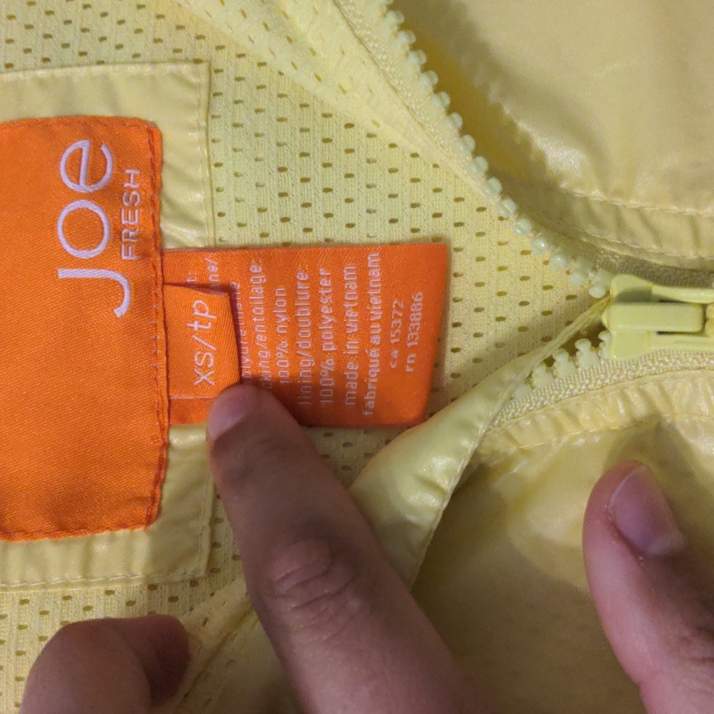 Yellow rain jacket - Picture 3 of 7